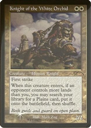 Knight of the White Orchid (Retro Frame) [SLD 7139]  Foil
