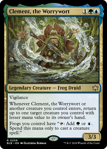 {@R} Clement, the Worrywort [Bloomburrow][BLB 209]