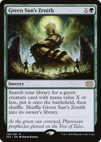 {R} Green Sun's Zenith [Double Masters 2022][2X2 150]
