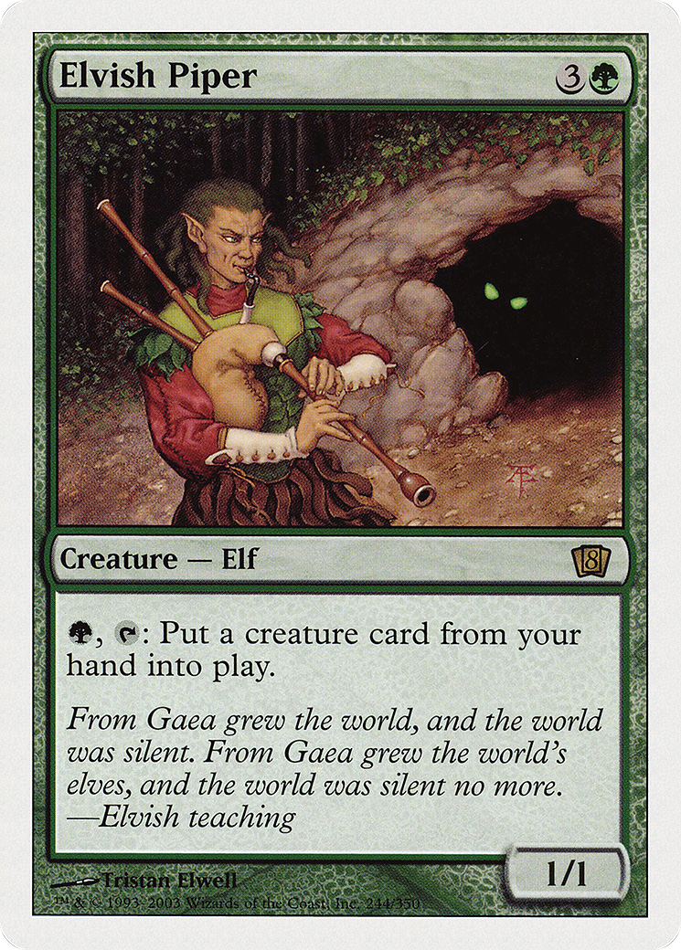 {R} Elvish Piper [Eighth Edition][8ED 244]