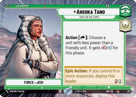[SWU] Ahsoka Tano - Trust in the Force (Hyperspace) (273) - Ashes of the Empire