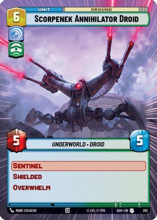 [SWU] Scorpenek Annihilator Droid (Hyperspace) (293) - Ashes of the Empire