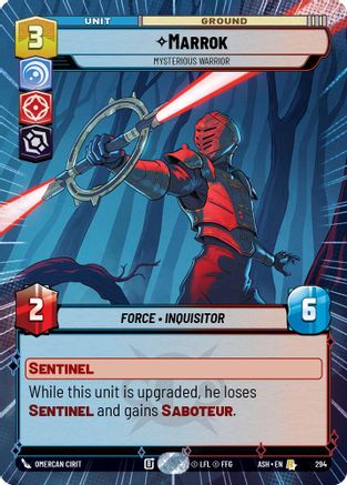 [SWU] Marrok - Mysterious Warrior (Hyperspace) (294) - Ashes of the Empire