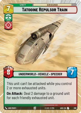 [SWU] Tatooine Repulsor Train (Hyperspace) (299) - Ashes of the Empire