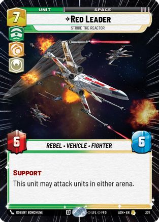 [SWU] Red Leader - Strike the Reactor (Hyperspace) (301) - Ashes of the Empire