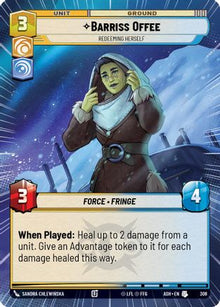 [SWU] Barriss Offee - Redeeming Herself (Hyperspace) (308) - Ashes of the Empire