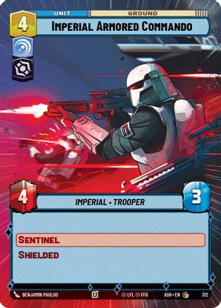 [SWU] Imperial Armored Commando (Hyperspace) (312) - Ashes of the Empire