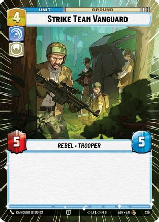 [SWU] Strike Team Vanguard (Hyperspace) (325) - Ashes of the Empire