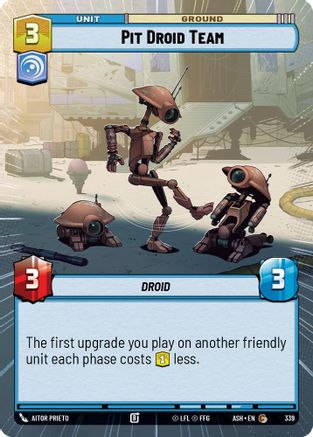 [SWU] Pit Droid Team (Hyperspace) (339) - Ashes of the Empire