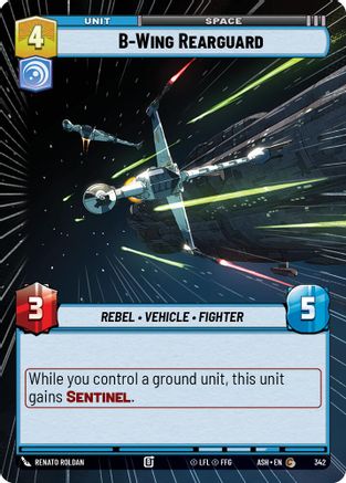 [SWU] B-Wing Rearguard (Hyperspace) (342) - Ashes of the Empire