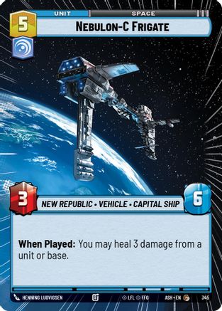 [SWU] Nebulon-C Frigate (Hyperspace) (345) - Ashes of the Empire