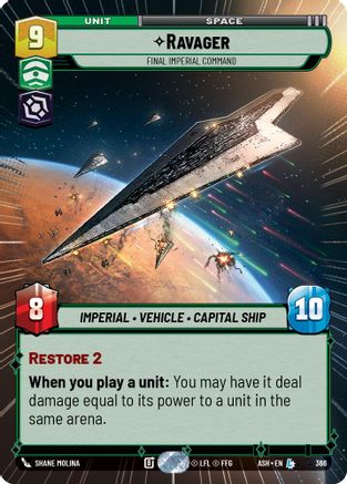 [SWU] Ravager - Final Imperial Command (Hyperspace) (366) - Ashes of the Empire