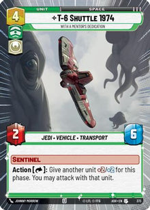 [SWU] T-6 Shuttle 1974 - With a Mentor's Dedication (Hyperspace) (373) - Ashes of the Empire