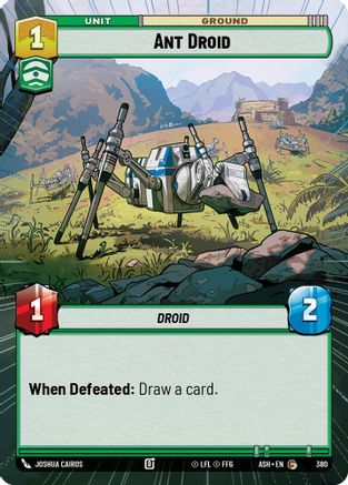 [SWU] Ant Droid (Hyperspace) (380) - Ashes of the Empire