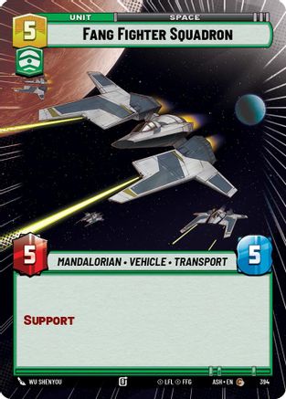 [SWU] Fang Fighter Squadron (Hyperspace) (394) - Ashes of the Empire