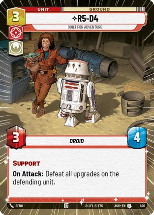 [SWU] R5-D4 - Built for Adventure (Hyperspace) (420) - Ashes of the Empire
