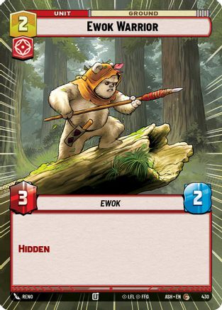 [SWU] Ewok Warrior (Hyperspace) (430) - Ashes of the Empire