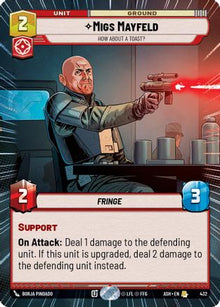 [SWU] Migs Mayfeld - How About a Toast? (Hyperspace) (432) - Ashes of the Empire