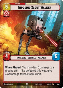[SWU] Imposing Scout Walker (Hyperspace) (440) - Ashes of the Empire
