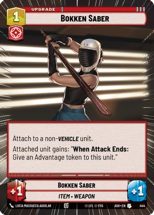 [SWU] Bokken Saber (Hyperspace) (444) - Ashes of the Empire