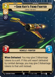 [SWU] Shin Hati's Fiend Fighter - Compact and Agile (Hyperspace) (455) - Ashes of the Empire