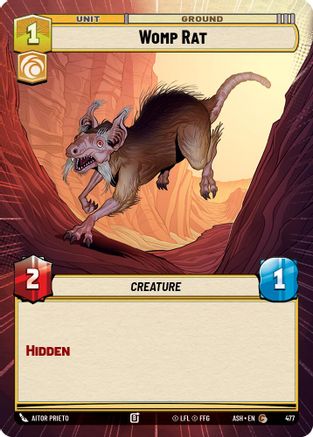 [SWU] Womp Rat (Hyperspace) (477) - Ashes of the Empire