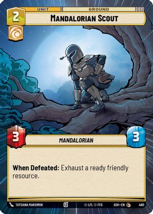 [SWU] Mandalorian Scout (Hyperspace) (480) - Ashes of the Empire