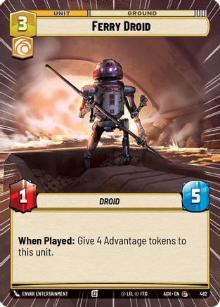 [SWU] Ferry Droid (Hyperspace) (482) - Ashes of the Empire