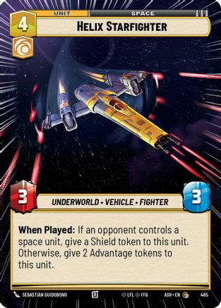 [SWU] Helix Starfighter (Hyperspace) (485) - Ashes of the Empire