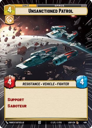 [SWU] Unsanctioned Patrol (Hyperspace) (486) - Ashes of the Empire