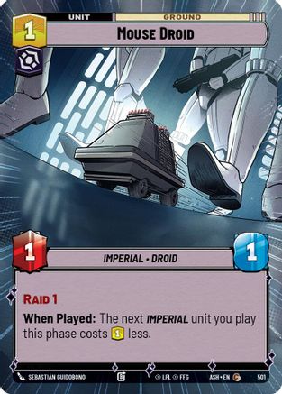 [SWU] Mouse Droid (Hyperspace) (501) - Ashes of the Empire