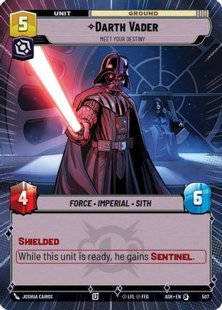 [SWU] Darth Vader - Meet Your Destiny (Hyperspace) (507) - Ashes of the Empire