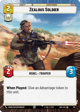 [SWU] Zealous Soldier (Hyperspace) (515) - Ashes of the Empire