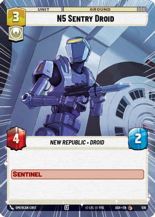[SWU] N5 Sentry Droid (Hyperspace) (516) - Ashes of the Empire