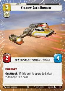 [SWU] Yellow Aces Bomber (Hyperspace) (517) - Ashes of the Empire