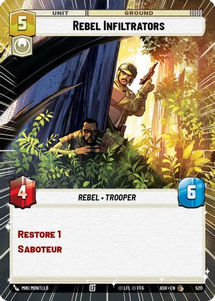 [SWU] Rebel Infiltrators (Hyperspace) (520) - Ashes of the Empire