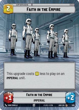 [SWU] Faith in the Empire (Hyperspace) (526) - Ashes of the Empire