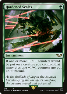 {R} Hardened Scales [Universes Beyond: Warhammer 40,000][40K 215]