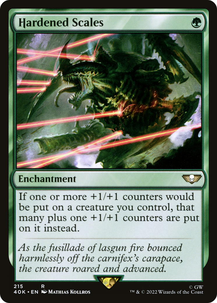 {R} Hardened Scales [Universes Beyond: Warhammer 40,000][40K 215]