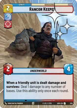 [SWU] Rancor Keeper (Hyperspace Foil) (534) - Ashes of the Empire Foil