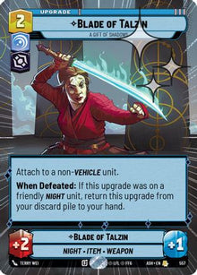 [SWU] Blade of Talzin - A Gift of Shadows (Hyperspace Foil) (557) - Ashes of the Empire Foil