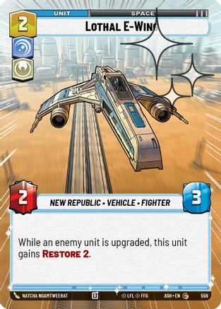 [SWU] Lothal E-Wing (Hyperspace Foil) (559) - Ashes of the Empire Foil