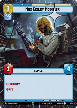 [SWU] Mos Eisley Modifier (Hyperspace Foil) (576) - Ashes of the Empire Foil