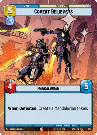 [SWU] Covert Believers (Hyperspace Foil) (582) - Ashes of the Empire Foil