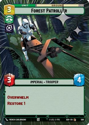 [SWU] Forest Patroller (Hyperspace Foil) (598) - Ashes of the Empire Foil