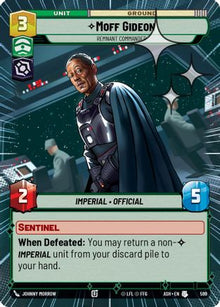 [SWU] Moff Gideon - Remnant Commander (Hyperspace Foil) (599) - Ashes of the Empire Foil