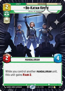 [SWU] Bo-Katan Kryze - For All of Mandalore (Hyperspace Foil) (607) - Ashes of the Empire Foil