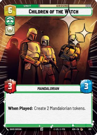 [SWU] Children of the Watch (Hyperspace Foil) (613) - Ashes of the Empire Foil
