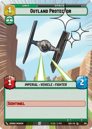 [SWU] Outland Protector (Hyperspace Foil) (619) - Ashes of the Empire Foil