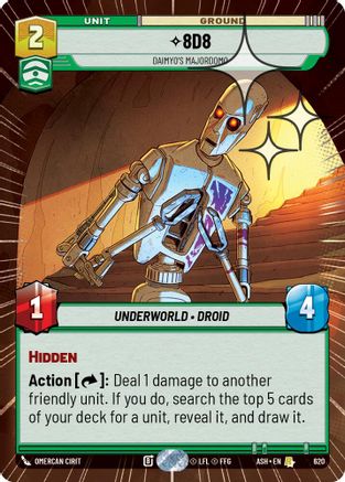 [SWU] 8D8 - Daimyo's Majordomo (Hyperspace Foil) (620) - Ashes of the Empire Foil